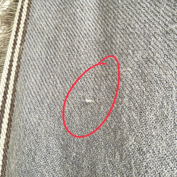 Taupe Fringed Blanket Scarf - Picture 14 of 15